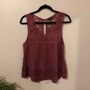 American Eagle Outfitters Crochet Tank
